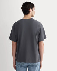 The Premium-Weight Relaxed Crew | Uniform | Graphite