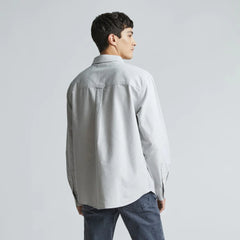 The Organic Oxford Relaxed Utility Shirt | Grey