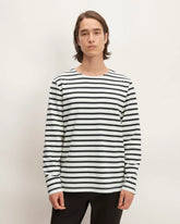The Premium-Weight Long-Sleeve Mariner Tee | Canvas / Black