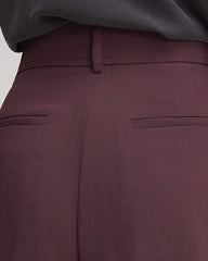 The Japanese GoWeave Way-High® Tapered Pant | Burgundy