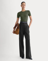 The Luxe Rib Crew | Dark Forest