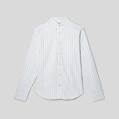 The Classic Oxford Shirt | Canvas / Mauve / Chocolate | Tall