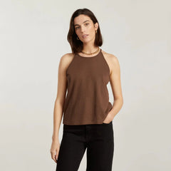 The Hemp Cutaway Tank | Espresso