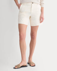 Seamed Everywhere Short | Bone