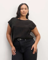 The Muscle Top in Butterlite | Black