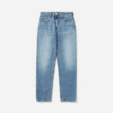 The Super-Straight Jean | Medium Blue Wash | Ankle