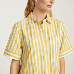 The Daytripper Dress | Cream Gold / Canvas