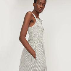 The Smock Dress | Black / Bone