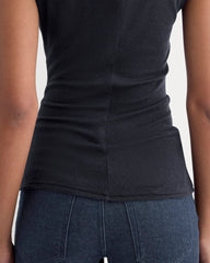 Twist Top in Butterluxe | Deep Navy