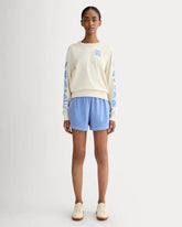 The Off-Duty Short | Granada Sky Blue Garment Dye