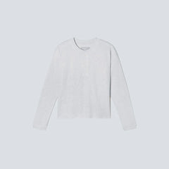 The Organic Cotton Waffle Henley | Heathered Tan