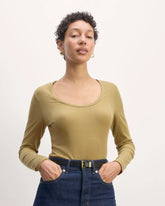 The Shimmy Long-Sleeve Tee | Fennel Seed