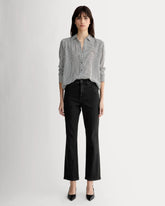 The High-Key Stovepipe Jean | Washed Black