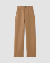 The Organic Wide-Leg Pant | Toasted Coconut