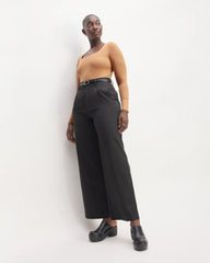The Long-Sleeve Supima® Square-Neck Bodysuit | Tawny Brown | Thong