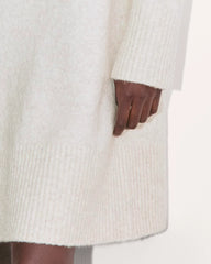 The Sweater Dress in Plush Cotton | Heathered Oat