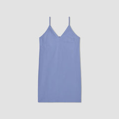 The Poplin Slip Dress | Cornflower Blue