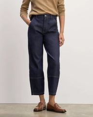 The Utility Barrel Jean | Pure Blue | Regular