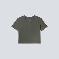 The Organic Cotton Slouchy V-Neck | Kambaba