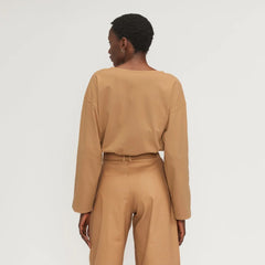 The Premium Weight Oversized Pocket Tee | Caramel