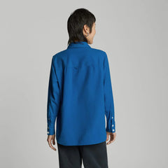The Classic Cotton Flannel Shirt | Lapis Blue
