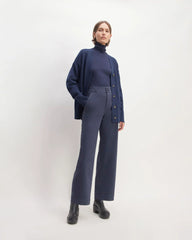 The Organic Cotton Cardigan | Navy