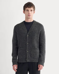 The Cloud Relaxed Cardigan | Heathered Soot