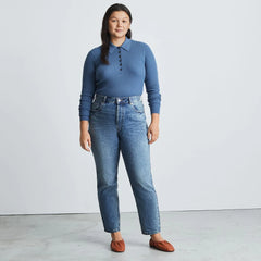The '90s Cheeky Hourglass Jean | Vintage Mid Blue | 26.5" Inseam