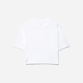 The Organic Cotton Cropped Tee | White