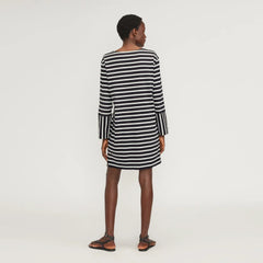 The Mariner Dress | Black / Canvas Tan