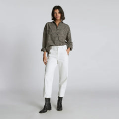 The Boxy Oxford | Falcon Mini Plaid