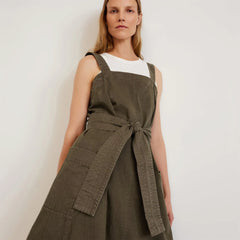 The Organic Cotton Herringbone Dress | Beech
