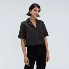 The Oxford Popover | Black