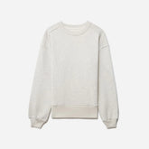 The Track Oversized Crew | Light Heather Grey