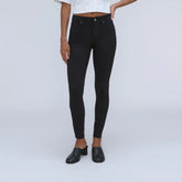 The Mid-Rise Skinny Stretch Jean | Black
