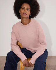 The Cocoon Crew in Plush Cotton | Dusty Rose