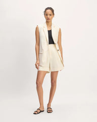 The Sleeveless Blazer in Buttersmooth | Canvas