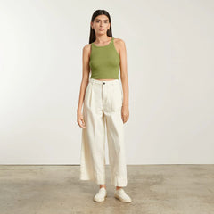 The Pima Micro-Rib Short Tank | Pepper