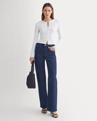 Cardigan in Pointelle | White
