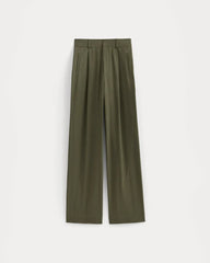 The Draper Pleated Pant in Buttersmooth | Kalamata | 32" Inseam