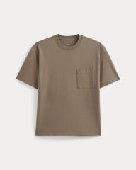 Oversized Midweight Tee | Deep Taupe