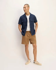 The Resort Shirt in Linen | Navy