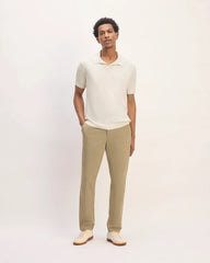 The No-Sweat Polo | Heathered Canvas