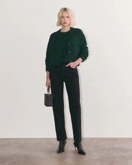 The Boxy Cardigan in Alpaca | Scarab