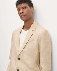 The Linen Blazer | Cornstalk Chambray