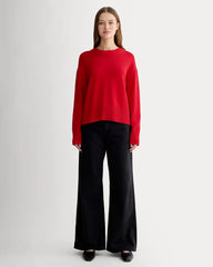 The Boxy Sweater in Everyday Cotton | Classic Red
