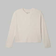 The Organic Cotton Waffle Henley | Brazilian Sand