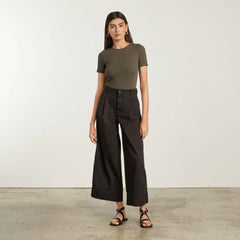 The Pima Micro-Rib Crew Tee | Beech