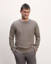 The No-Sweat Sweater | Uniform | Taupe Melange