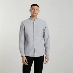 The Slim-Fit Japanese Oxford | Cloud Grey | Regular